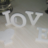 English letters New wooden Wall Stickers Home Decor 3D DIY Creative letters Modern Classic house sticker hot sale real kitchen