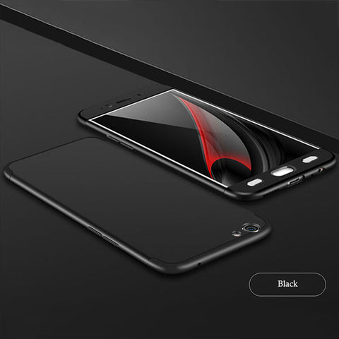 R9 s Case 3 in 1 Knight Armor Phone Cases For Oppo R9 R9s Plus Case Ultra thin Fashion 360 Matte Phone Cover Fundas Capa Shell