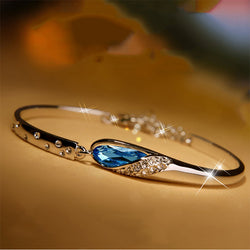 Water Drop Vintage Silver Bracelet