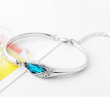 Water Drop Vintage Silver Bracelet