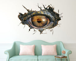 Big Dinosaur Eye 3D Wall Stickers