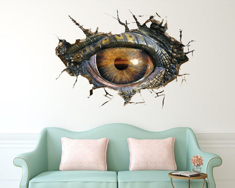 Big Dinosaur Eye 3D Wall Stickers