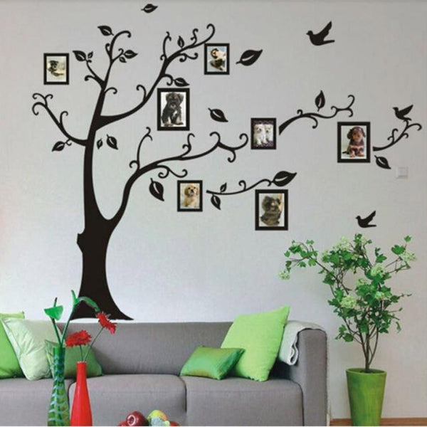 3D DIY Photo Tree PVC Wall Decals Adhesive Wall Stickers Mural Art Home Decor