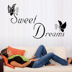 Quote Wall Stickers Bedroom DIY wall stickers home decor wall decals adesivo de parede