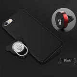 3 in 1 Shockproof Armor Phone Cases For iphone 7 6 6s Plus Case With Metal Finger Ring Holder Stand + Magnetic Car Mount Bracket