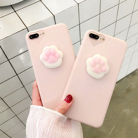 Cute 3D Cartoon Cat Claw Phone Cases For iPhone 7 6 6s Plus Fundas Fun Nzsellpro Cute 3D Cartoon Cat Claw Phone Cases For iPhone 7 6 6s Plus Fundas Fun Nzsellpro
