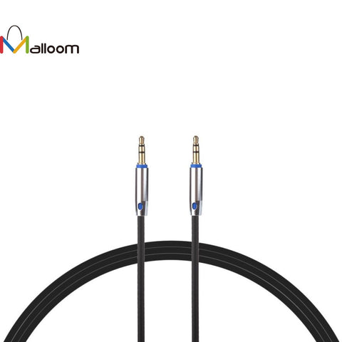 2017  Cell Phone Accessories 3.5mm Jack Male to Male Stereo Headphone Car Aux Audio Extension Cable #25
