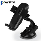 Powstro Car Phone Holder GPS Accessories Suction Cup Auto Dashboard Windshield Mobile Cell Phone Retractable Mount Stand