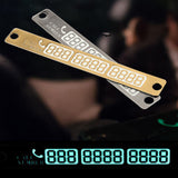 Universal Temporary Car Parking Card  Phone Number Card