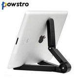Powstro phone Foldable Adjustable Stand Bracket Holder Mount For iphone iPad ASUS Samsung Pad Tablet PC Tablet Accessories