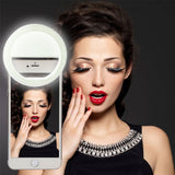 Selfie Ring Light LED Flash Make Up Selfie Photography Phone Ring for IPhone 7 8 Plus X 6S 5S Redmi Note 4X 4A Mi5 One Plus 5
