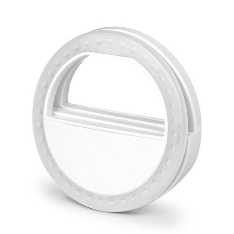 Selfie Ring Light LED Flash Make Up Selfie Photography Phone Ring for IPhone 7 8 Plus X 6S 5S Redmi Note 4X 4A Mi5 One Plus 5